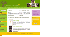 Desktop Screenshot of contesafricains.com